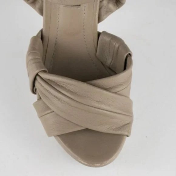 Burberry Leather Platform Sandals - Picture 7 of 9